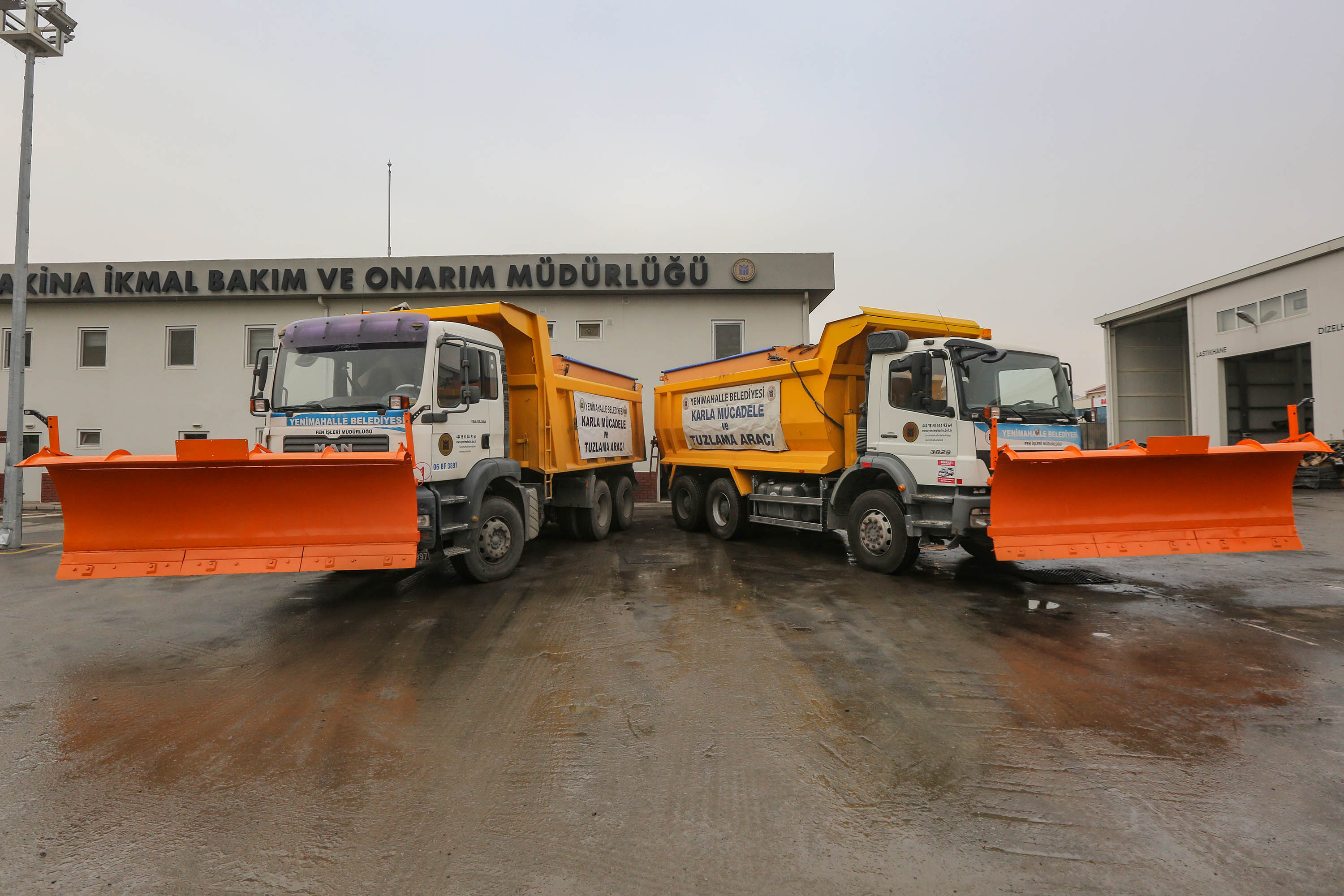 YENİMAHALLE KIŞA HAZIRLANIYOR