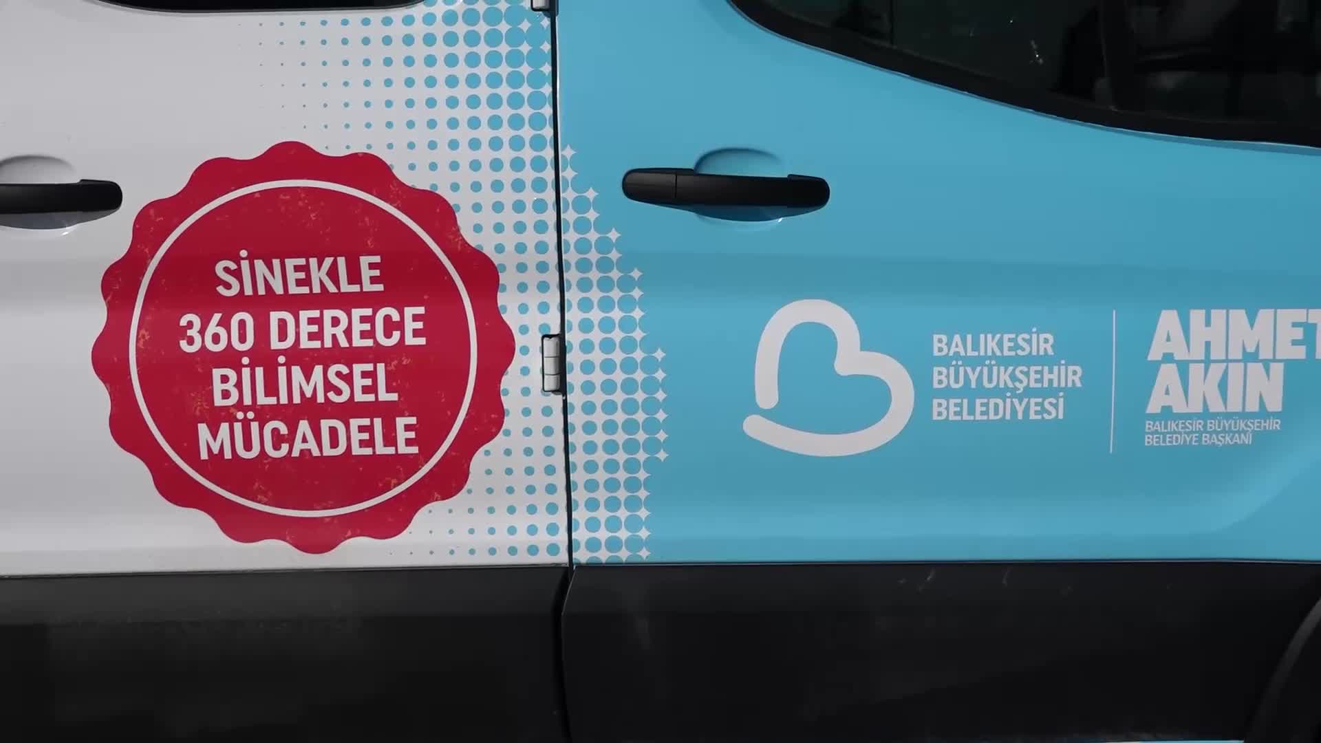 Balıkesir Büyükşehir Belediyesi, yaz öncesi haşereyle mücadeleye hız verdi