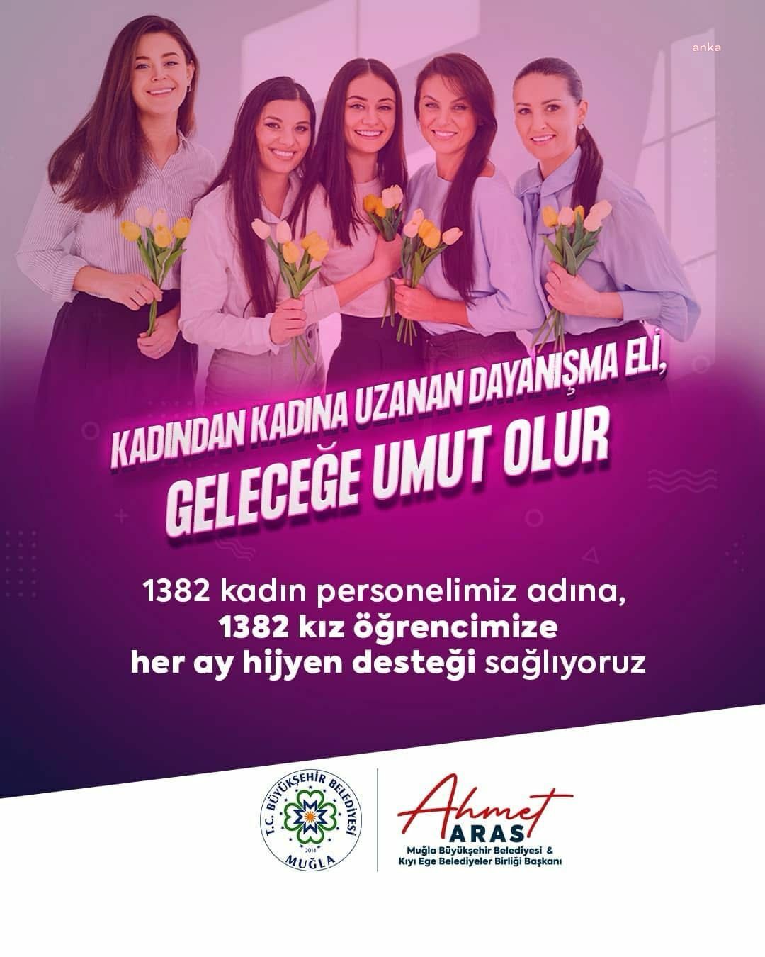 Muğla Büyükşehir Belediyesi, 8 Mart’ta “Hijyen Destek Paketi” projesini başlattı