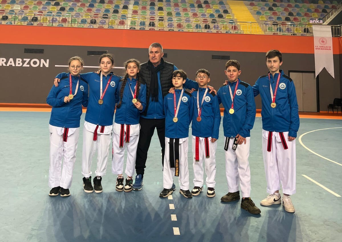 Ortahisar Belediyesi taekwondo sporcularından 6 birincilik