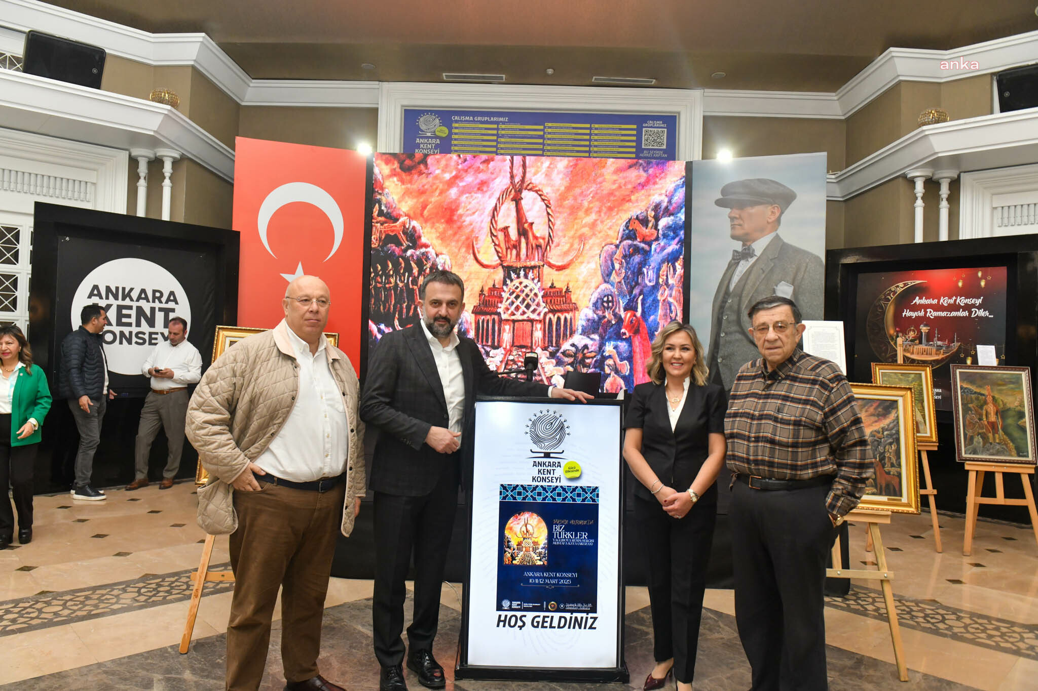 "Tarihin Huzurunda Biz Türkler" resim sergisi Başkentlileri bekliyor