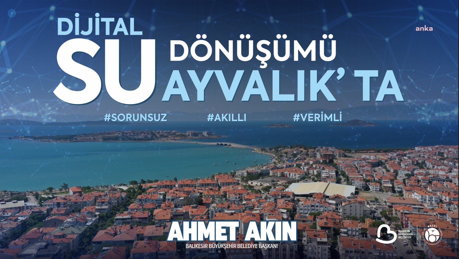 BASKİ, Ayvalık’ta Şebeke Rehabilitasyonu Projesi'ni başlatıyor