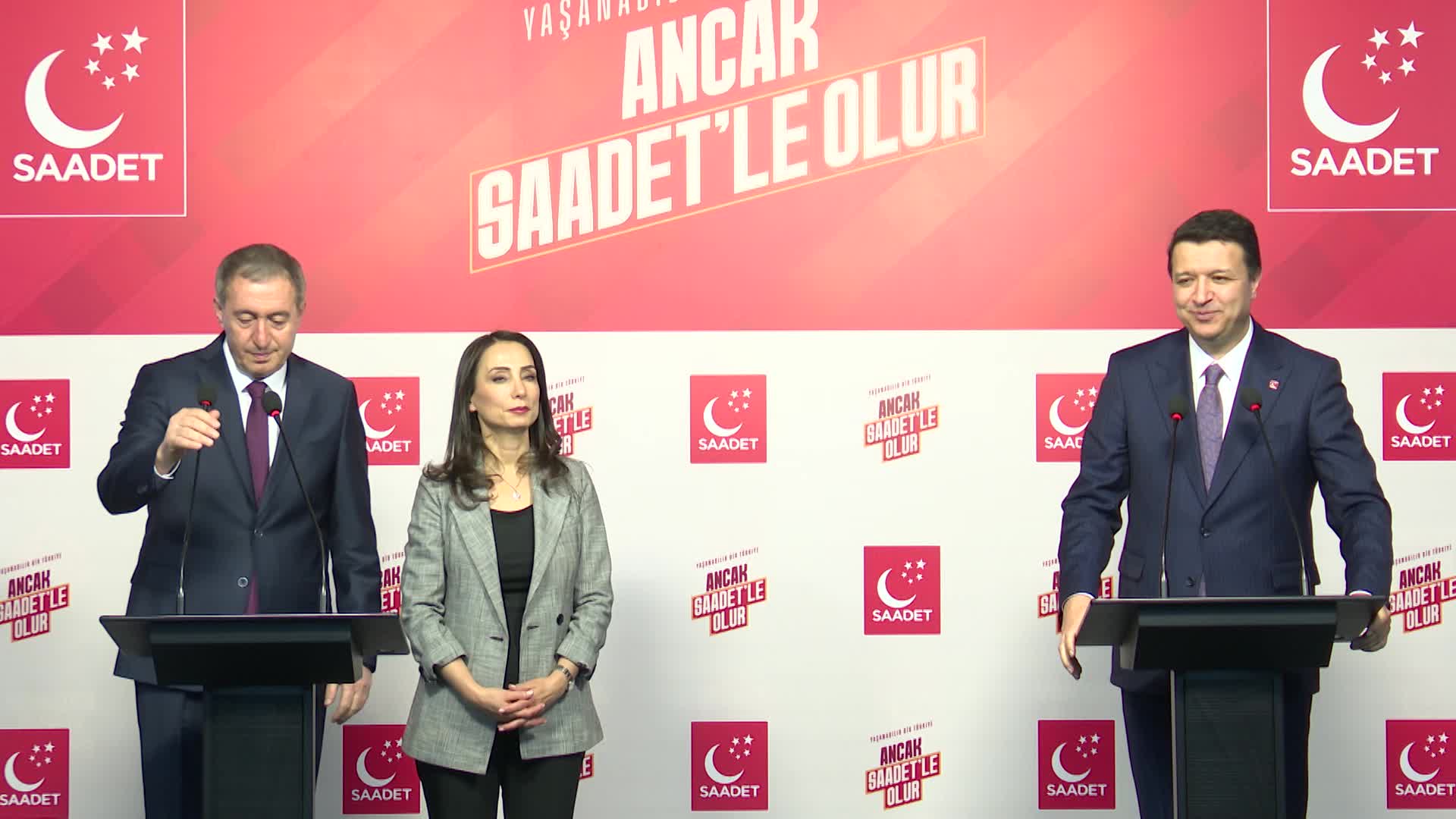 DEM Parti Eş Genel Başkanları Saadet Partisi'ni ziyaret etti… Bakırhan: "Heyetimiz Erdoğan’la görüşecek. Meselenin çözümünün en önemli taraflarından birisidir"