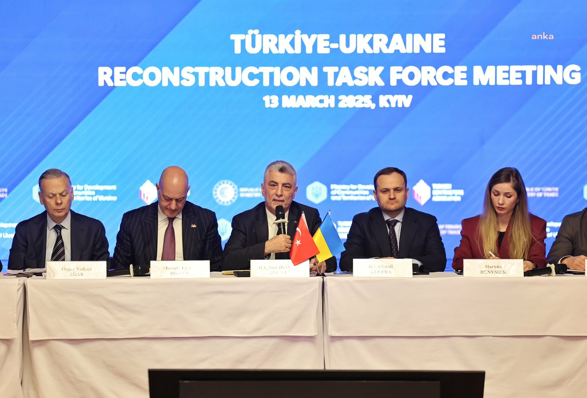 Ömer Bolat: "'Türkiye-Ukrayna Yeniden İnşa Görev Gücü' toplantısında, savaş sonrası süreçte Ukrayna’nın ihtiyaçlarının giderilmesinde iş birliği alanlarını ele aldık"