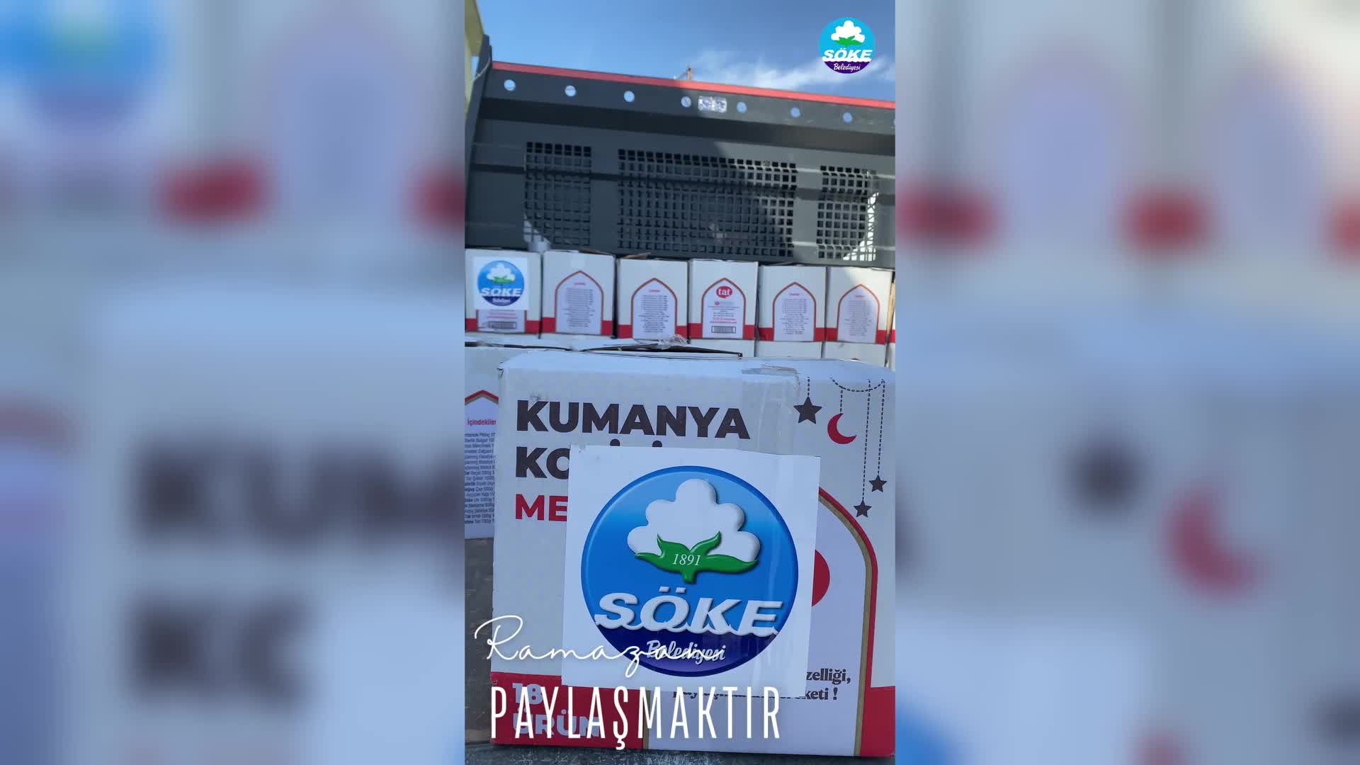 Söke Belediyesi'nden ihtiyaç sahibi vatandaşlara erzak desteği