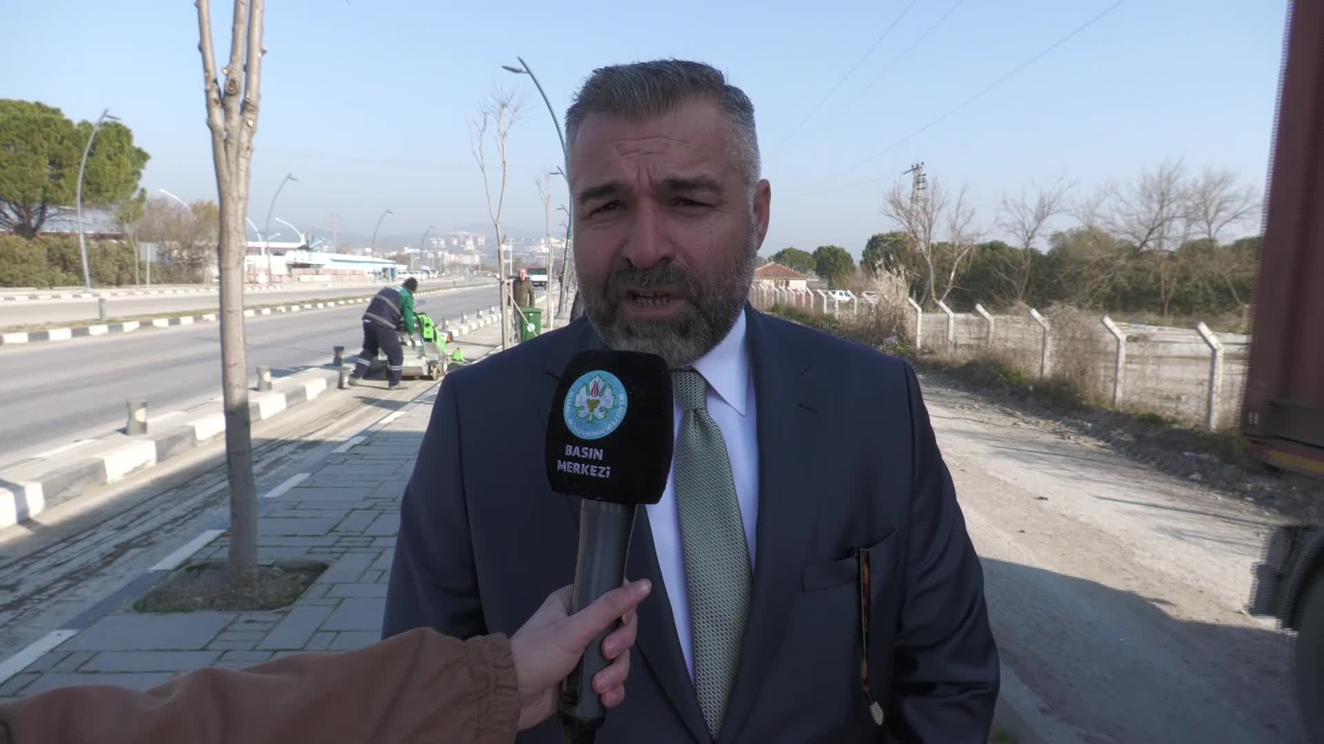 Manisa Büyükşehir Belediyesi, Celal Bayar Üniversitesi'nin bisiklet yolunu yeniliyor