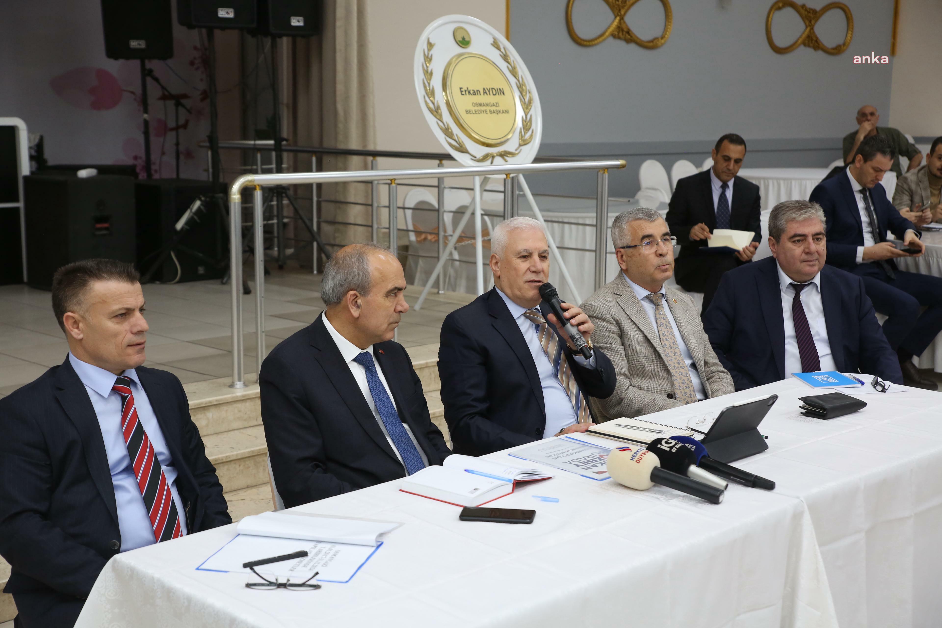 Bursa Büyükşehir Belediye Başkanı Bozbey, Osmangazili muhtarlarla kentin geleceğini konuştu