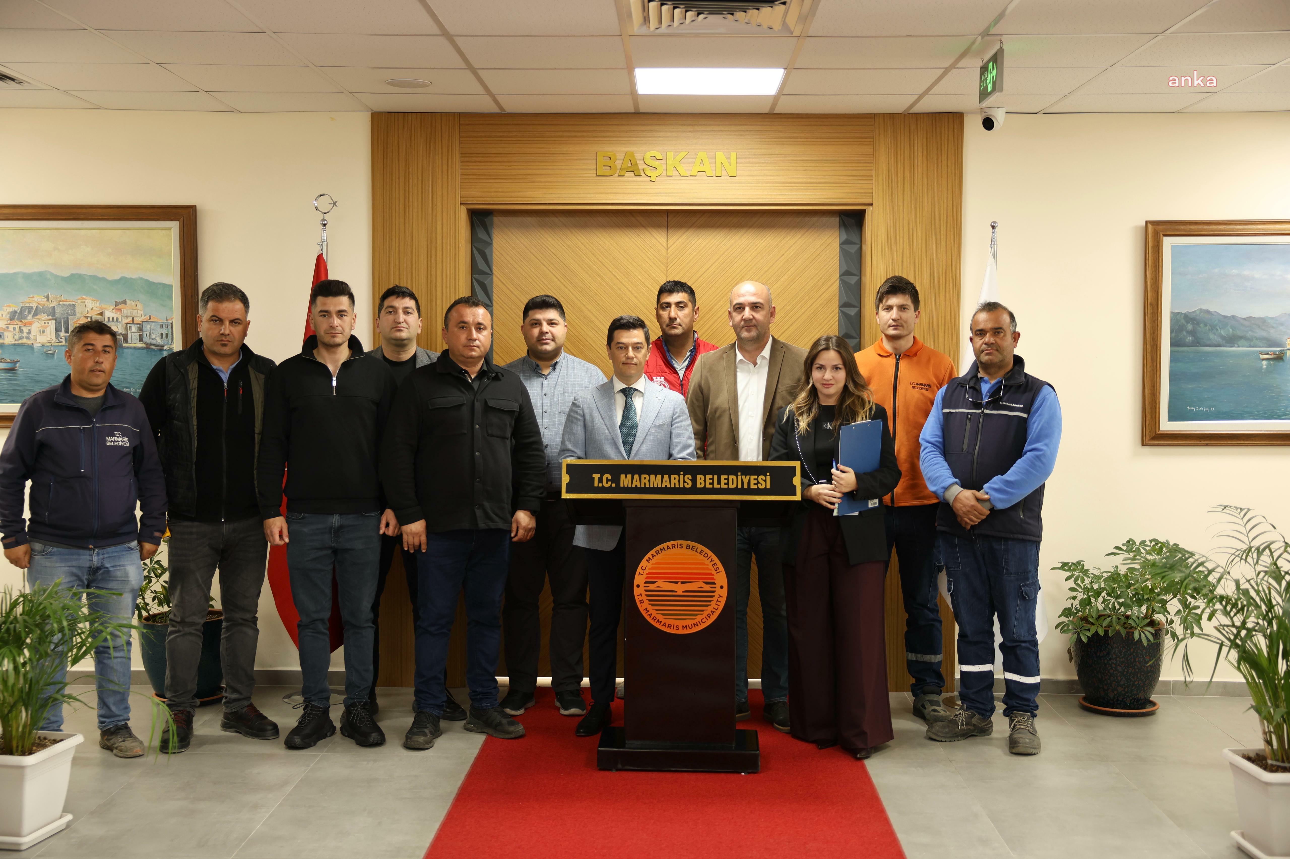 Marmaris Belediyesi'nden 522 personelin yevmiyesine zam imzası