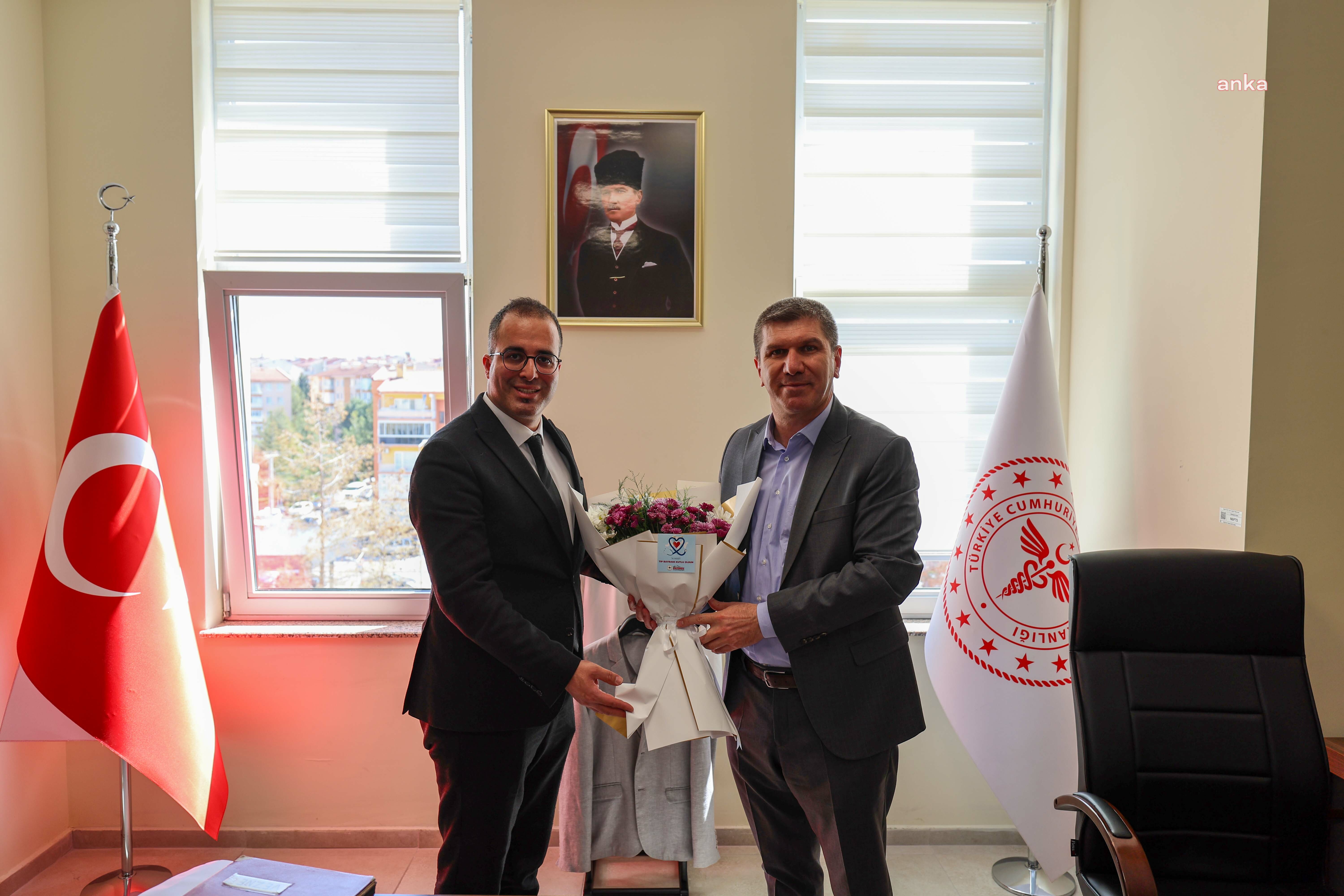 Burdur Belediye Başkanı Ercengiz'den sağlık çalışanlarına ziyaret