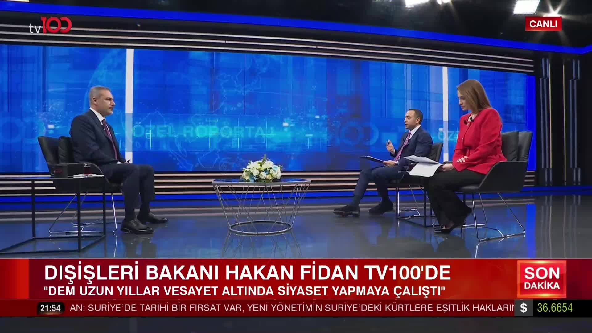 Hakan Fidan: ABD’nin desteği PKK/YPG’ye sahte umutlar veriyor