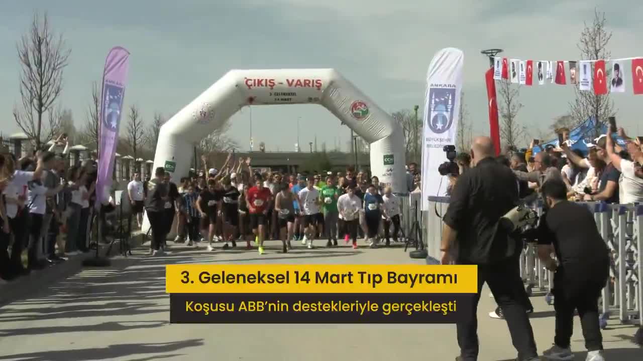 Başkent'te binlerce kişi sağlık için koştu