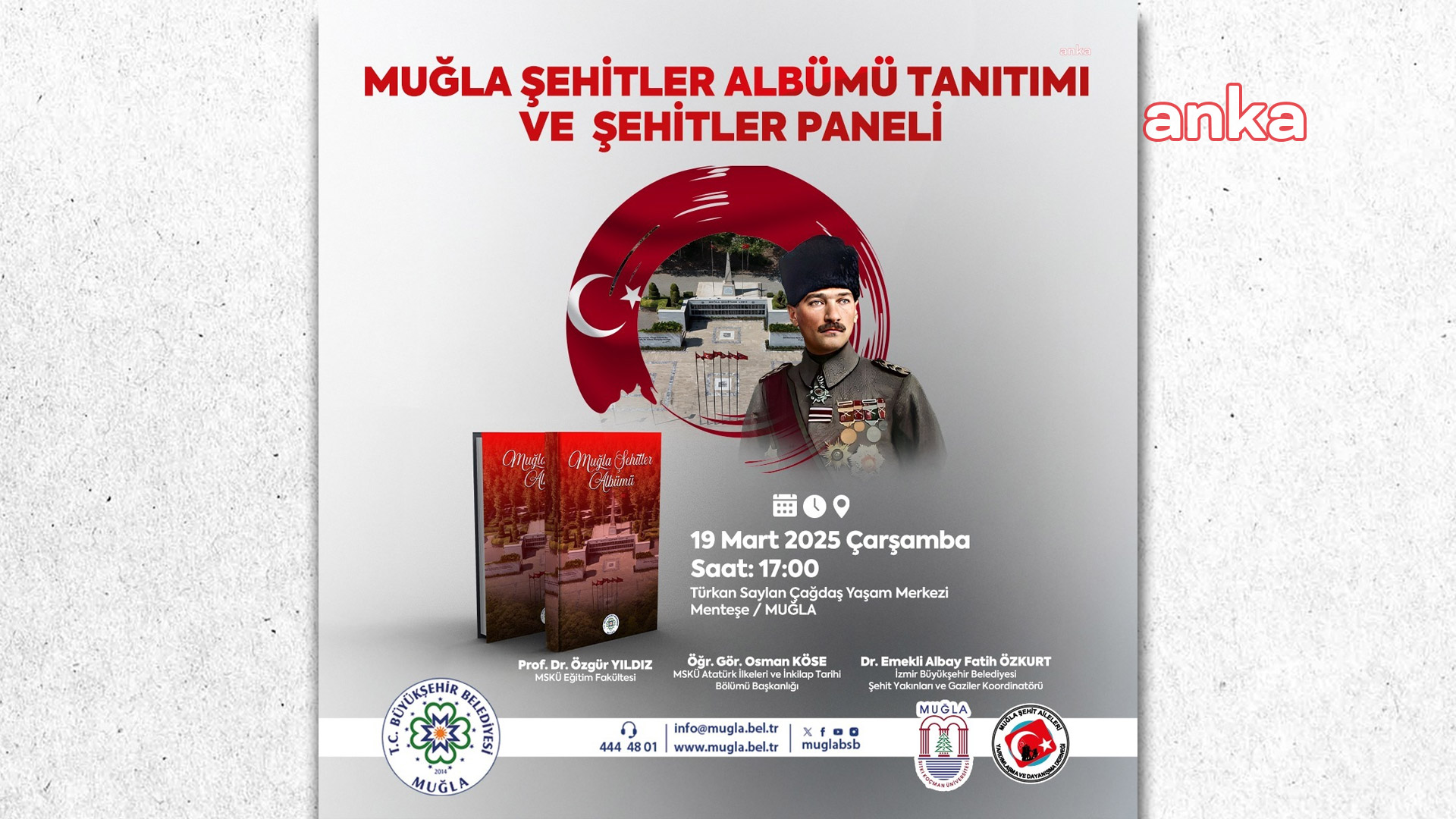 Muğla Büyükşehir Belediyesi'nden "Muğla Şehitler Albümü"