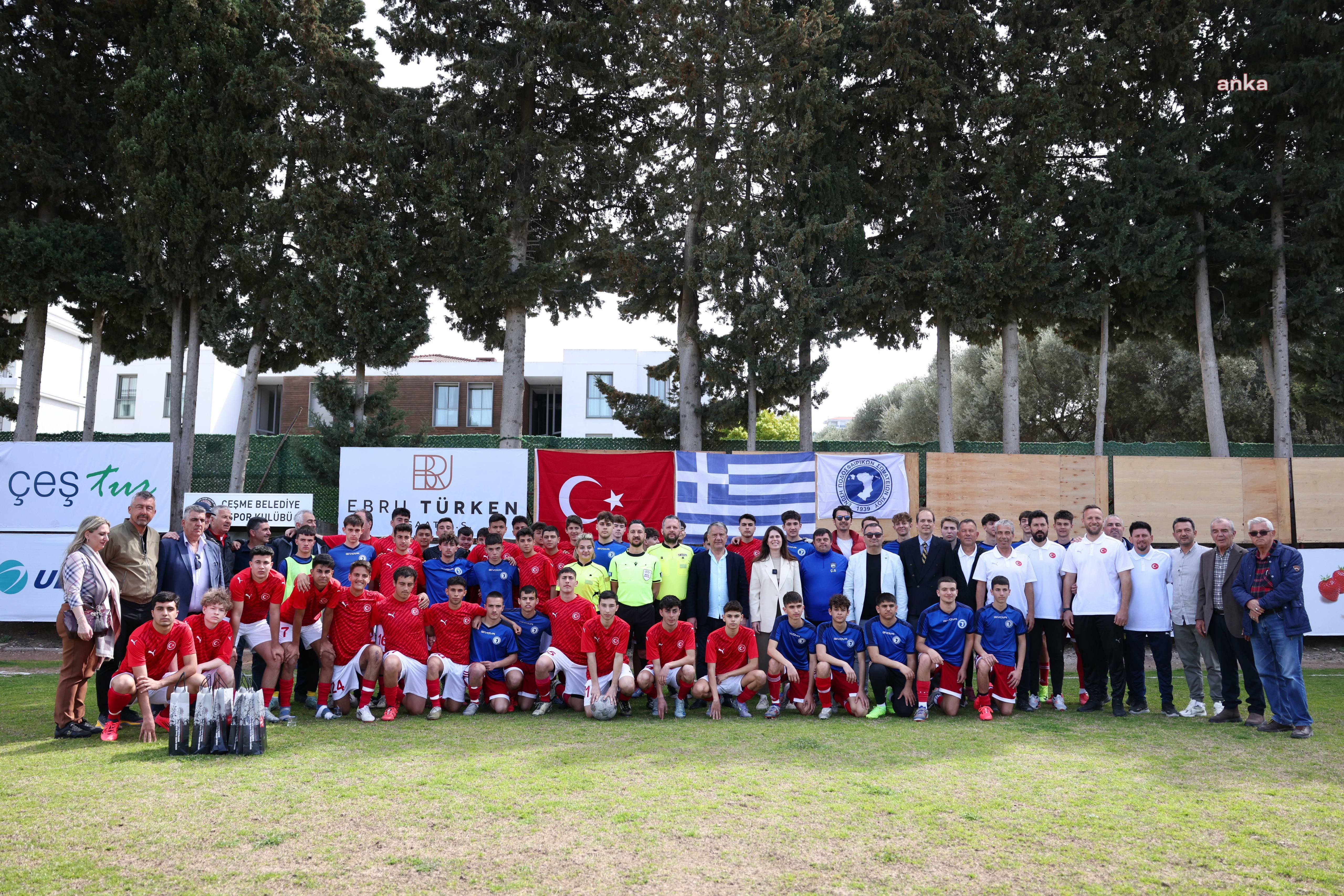 Türk-Yunan Dostluk Maçı Çeşme’de oynandı: Kazanan dostluk oldu!