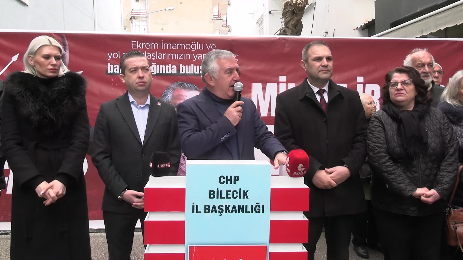 CHP'den yurt çapında protesto... CHP’liler Bilecik’ten seslendi:  “Bu, millete topyekun bir saldırıdır”