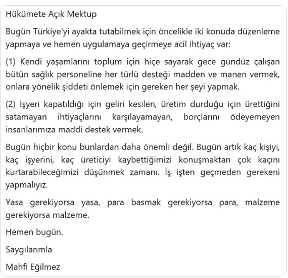 EĞİLMEZ: GEREKİYORSA PARA BASIN