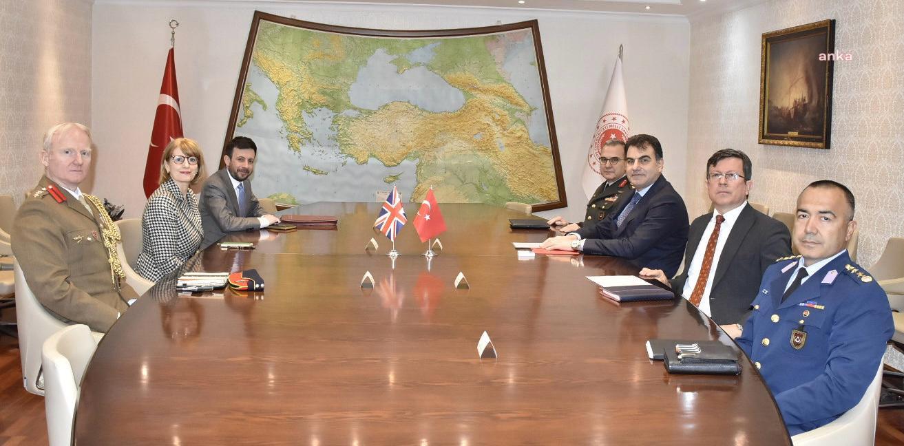 Milli Savunma Bakan Yardımcısı Heybet, İngiltere'nin Ankara Büyükelçisi Morris'le Eurofighter tedarik sürecini görüştü