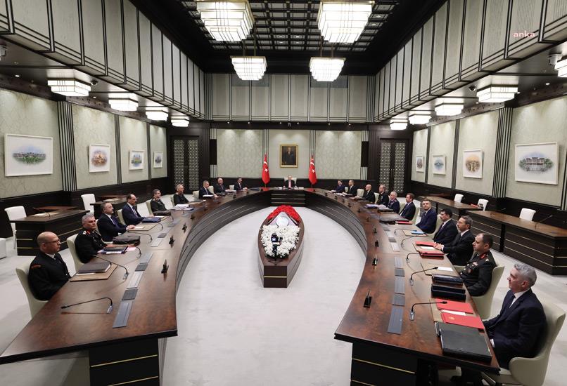 MGK: Terör örgütünün kendisini feshi, silahsızlanması ve uzantılarının tasfiye sürecinin takibine titizlikle devam edilecek