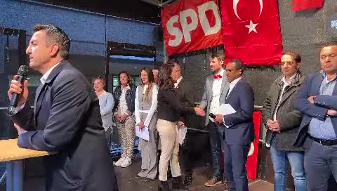 Almanya’nın Nürnberg kentinde İBB Başkanı İmamoğlu’na destek mitingi