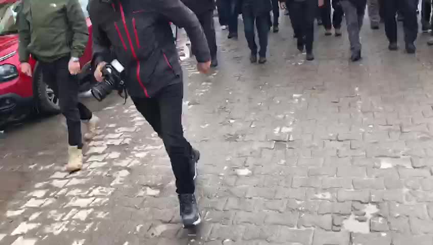 Ardahan Damal’da Ekrem İmamoğlu’na destek yürüyüşü