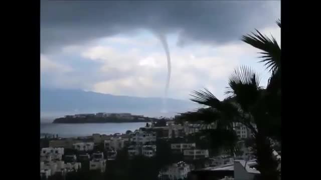 MUĞLA’DA HORTUM MEYDANA GELDİ