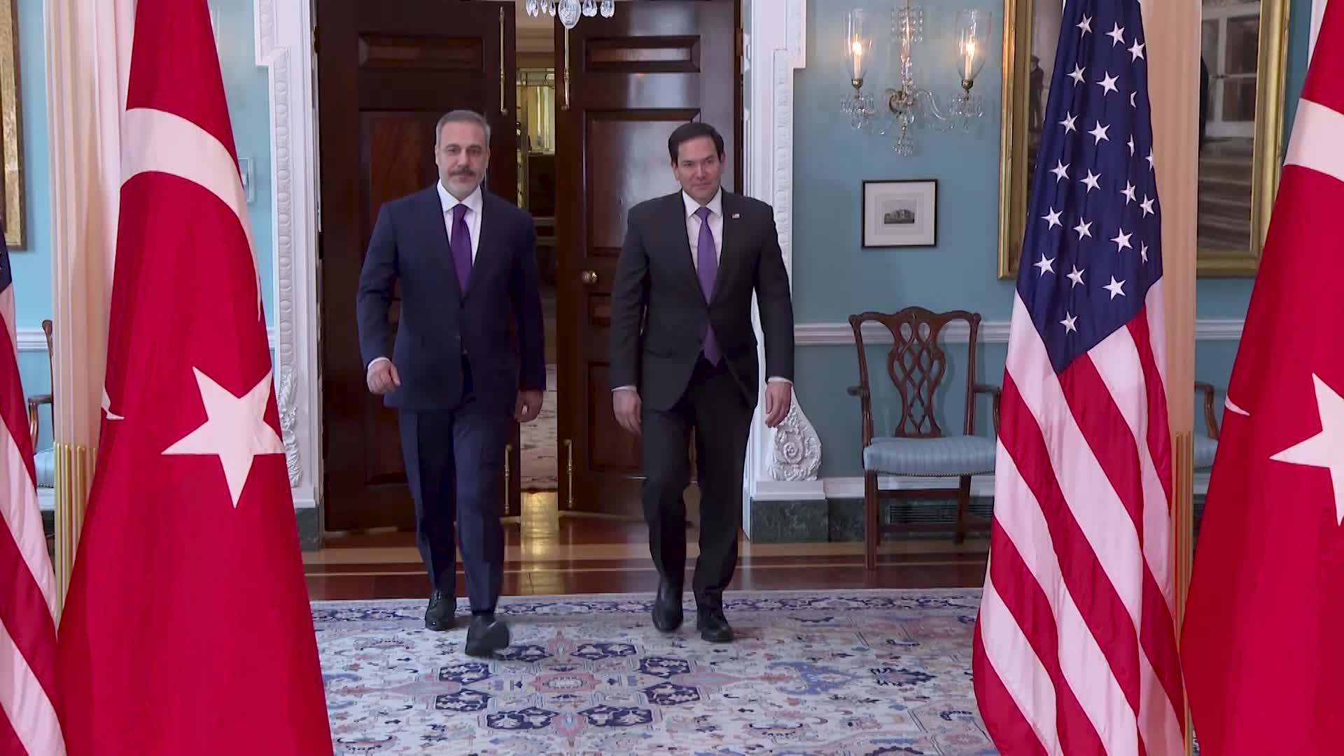 Dışişleri Bakanı Fidan ABD’li mevkidaşı Rubio ile görüştü