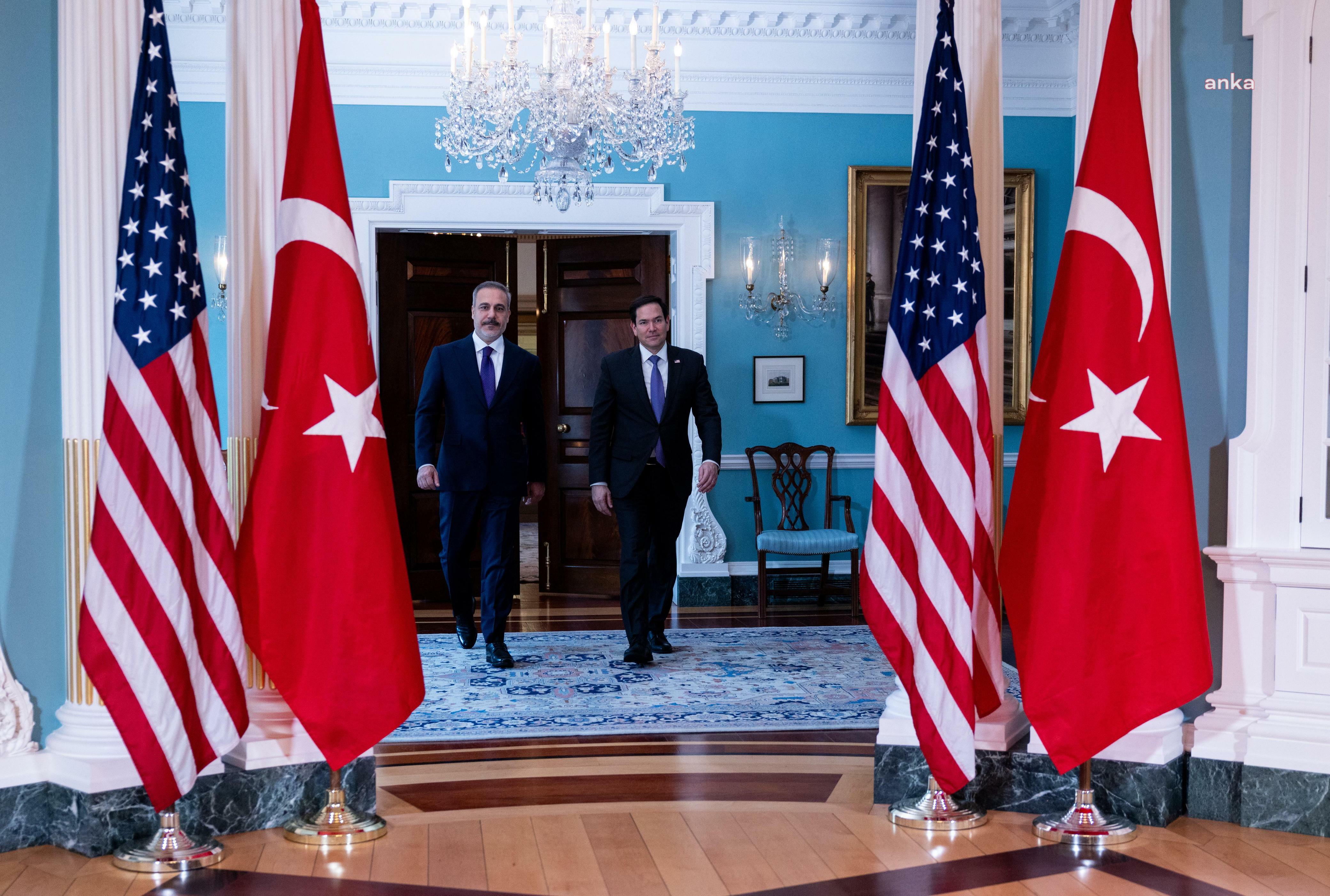 Fidan-Rubio görüşmesi... ABD Dışişleri Bakanı Rubio: "Türkiye'deki son tutuklamalar ve protestolarla ilgili endişelerimi dile getirdim"
