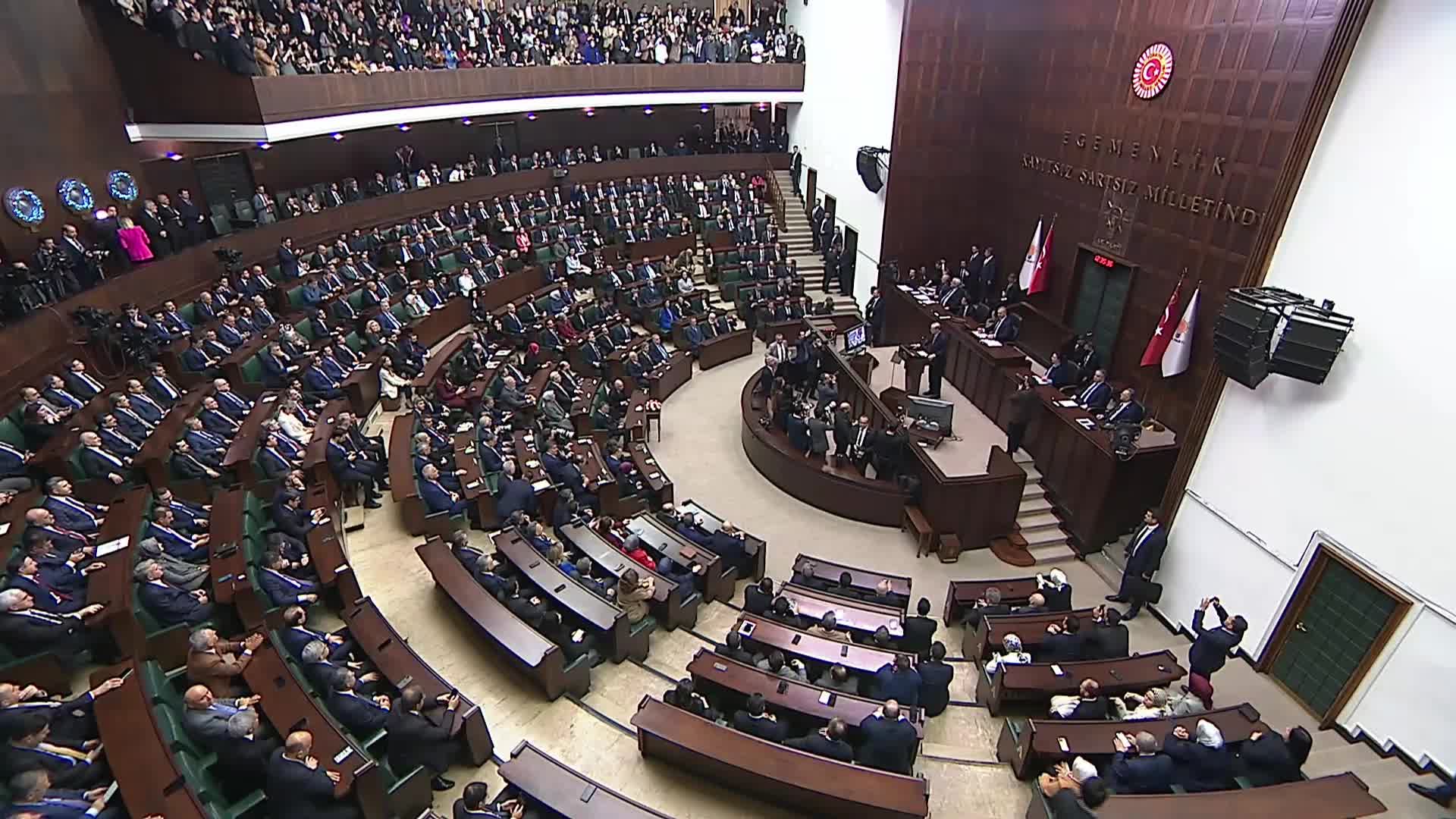 AK Parti Grup Toplantısı… Cumhurbaşkanı Erdoğan: “Heybede duran büyük turplar ortaya dökülmedi"