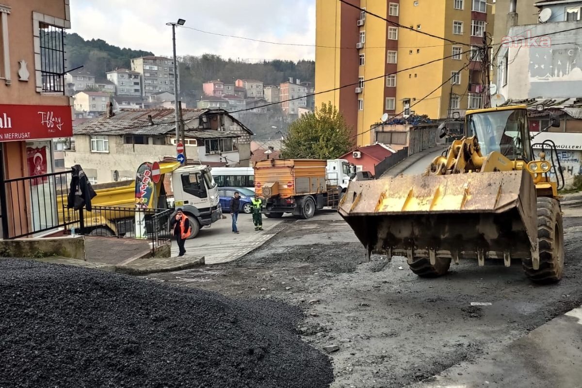 SARIYER BELEDİYESİ SOKAĞA ÇIKMA YASAĞINDA YOL ÇALIŞMASI YAPTI