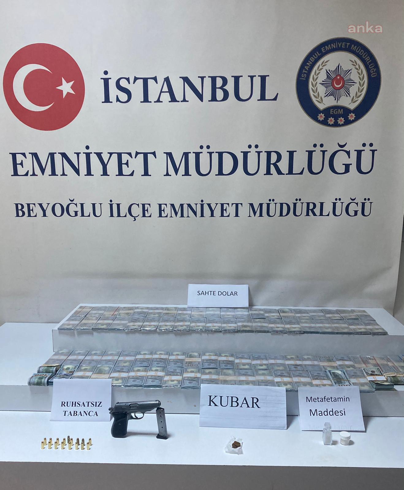 BEYOĞLU'NDA SAHTE PARA OPERASYONU: 700 BİN DOLAR SAHTE PARA ELE GEÇİRİLDİ