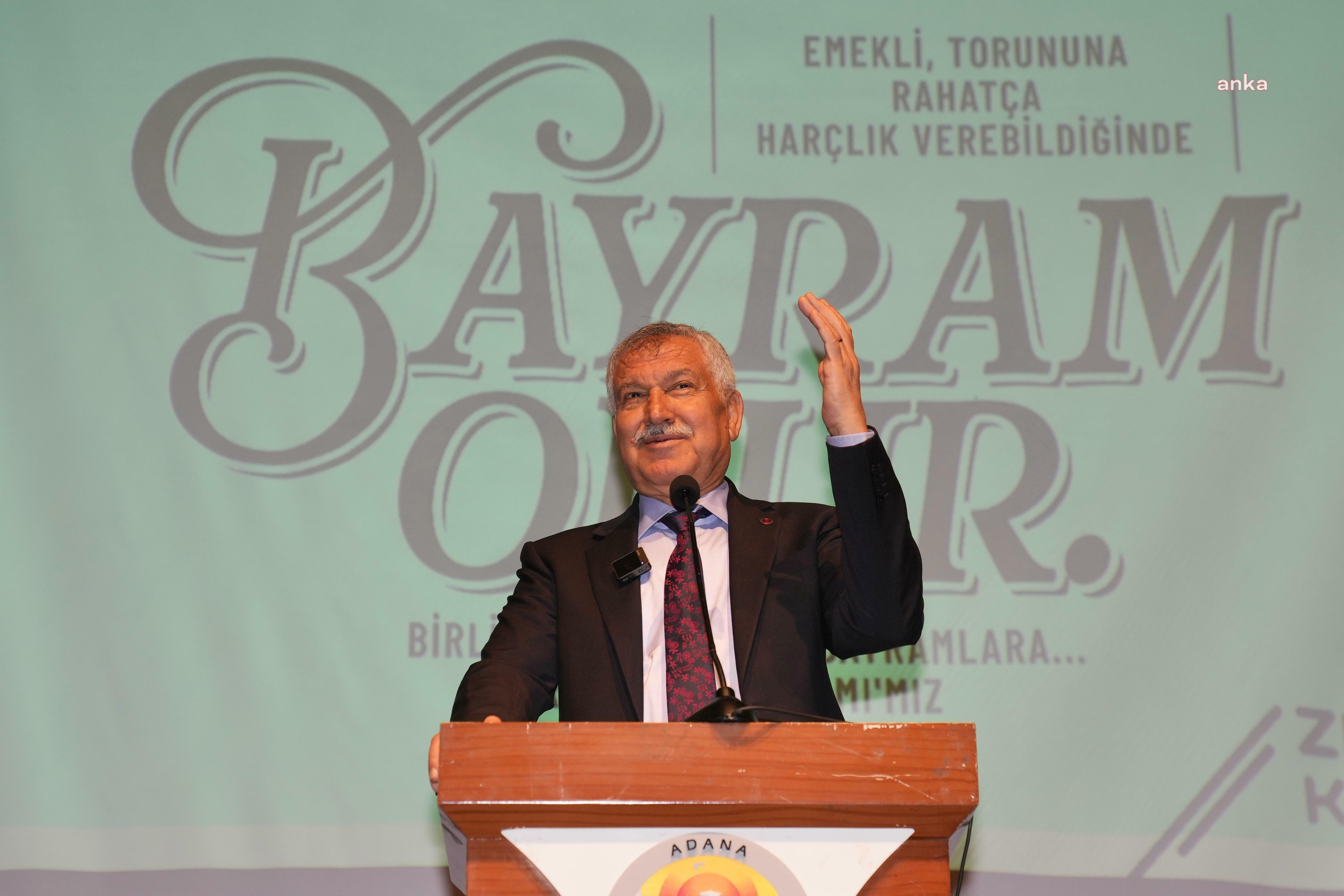 Adana Büyükşehir Belediye Başkanı Karalar, belediye çalışanları ile bir araya geldi