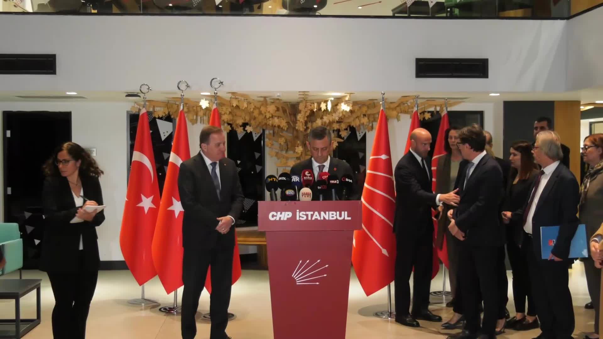 Özgür Özel, PES Başkanı Lövfen ile görüştü: “İhanetin kotasını dolduranlar bize hainlik tanımlamasına kalkışmasın"