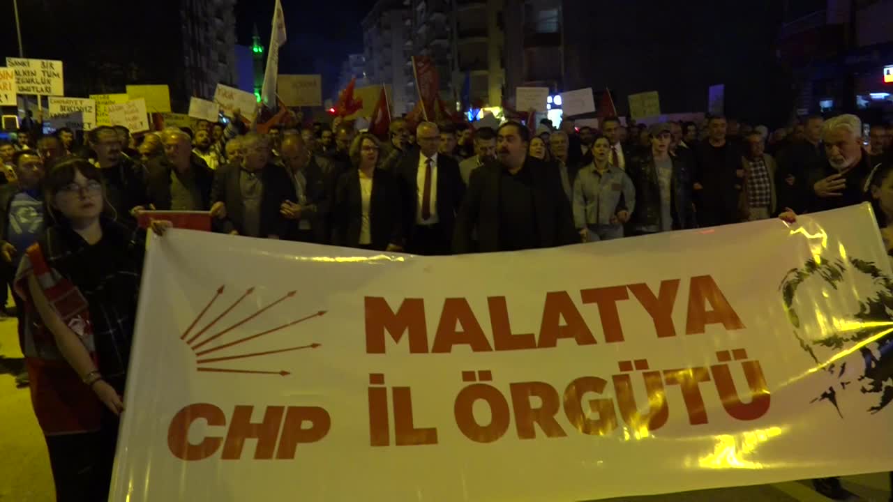 Malatya’da Ekrem İmamoğlu’na destek mitingi: "Korku imparatorluğunu başlarına yıkmaya geldik"