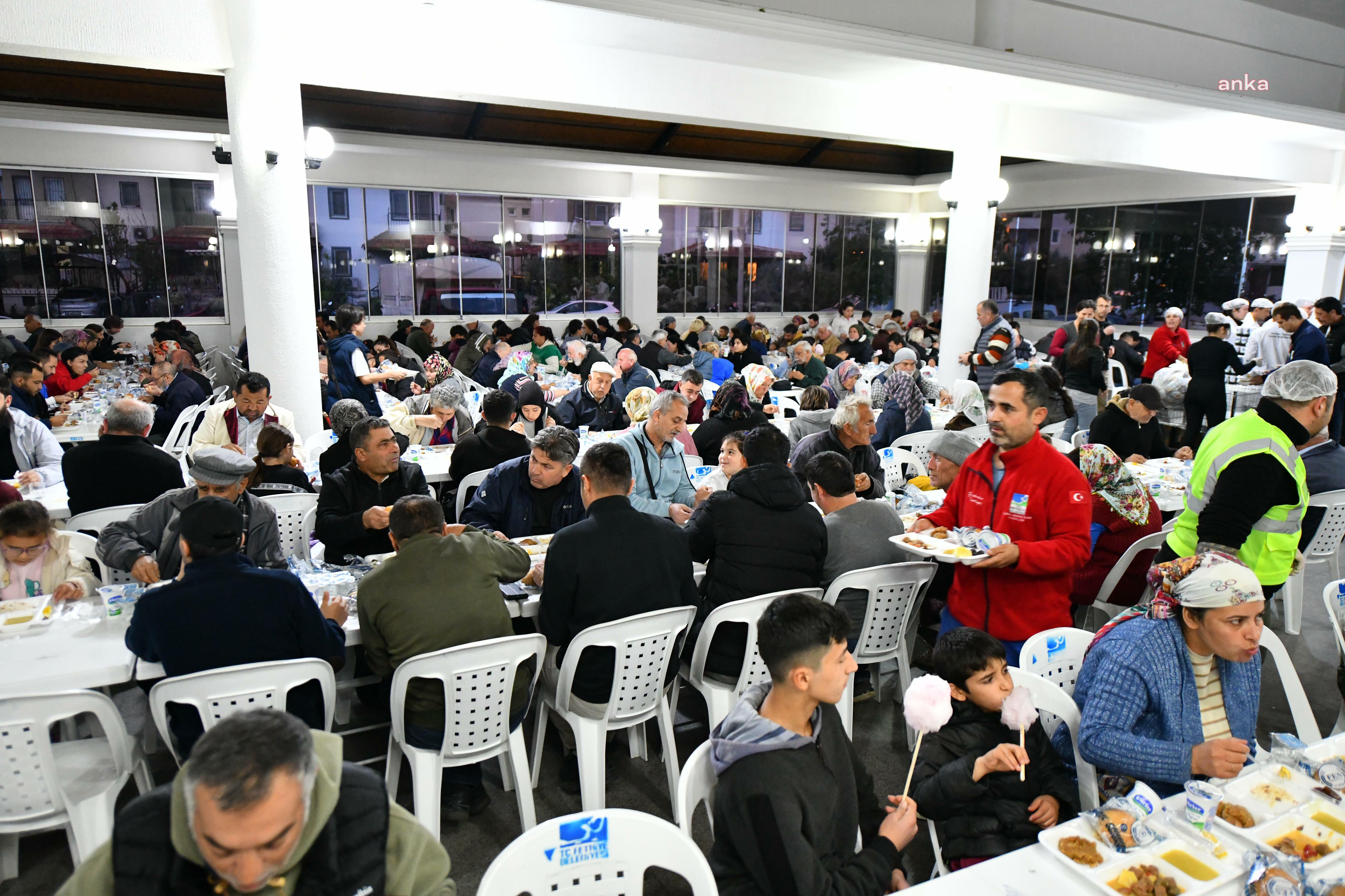 Fethiye'de Çatalarık Sosyal Tesisleri’nde Ramazan ayında 74 bin kişiye iftar verildi