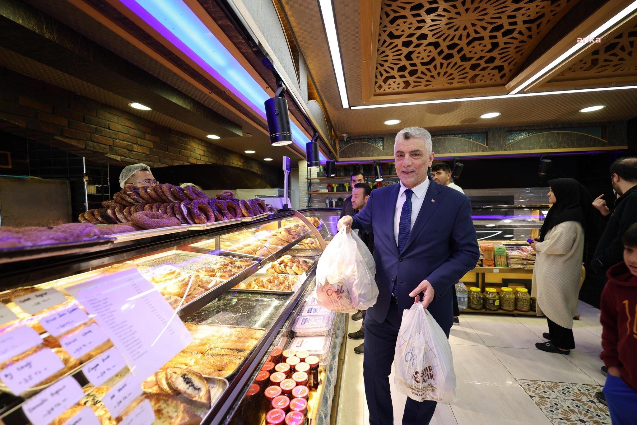 Ticaret Bakanı Ömer Bolat, market alışverişi yaparak tüketim boykotuna tepki gösterdi