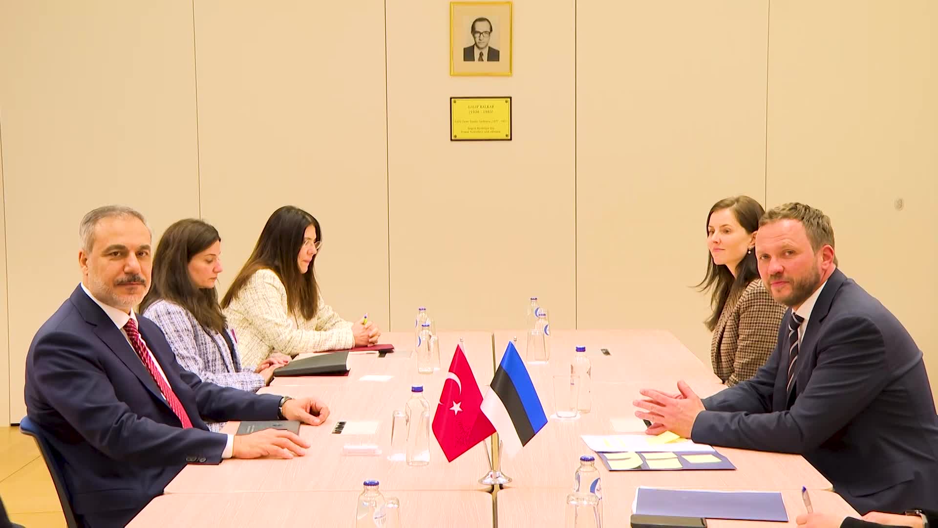 Dışişleri Bakanı Fidan, Estonya Dışişleri Bakanı Tshkna ile görüştü