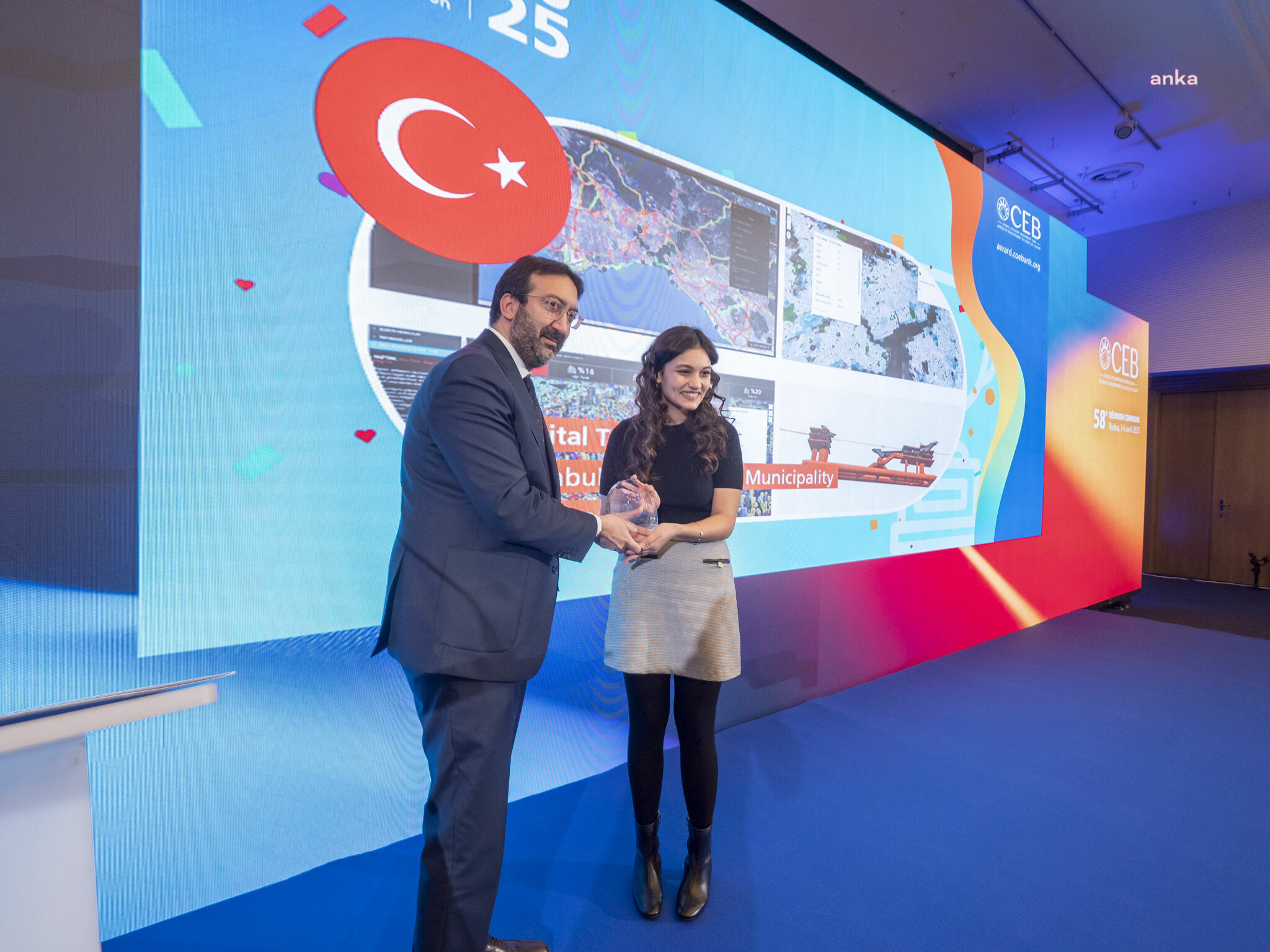 İstanbul Büyükşehir Belediye'sinin Afet Odaklı Dijital İkiz Projesi, Avrupa’dan büyük ödül aldı