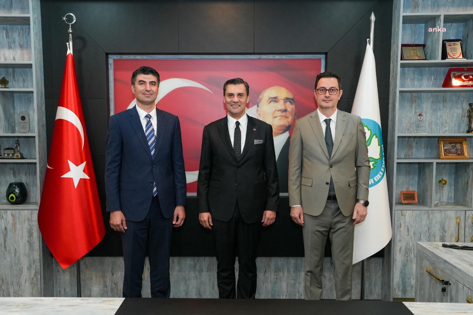 Manisa Büyükşehir Belediye Başkanı Zeyrek ile İZSU Genel Müdürü Erdoğan, Sarıkız ve Göksu bölgelerindeki sondajlar hakkında görüştü