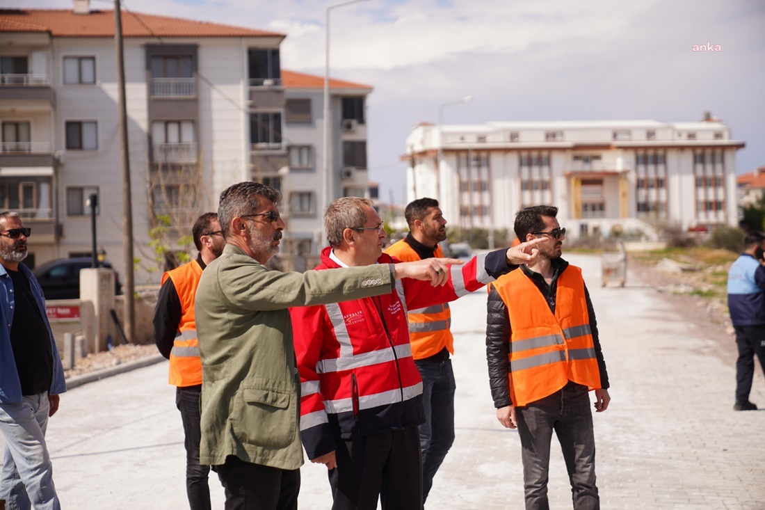 Ayvalık’ta yol yapım çalışmaları hızlandırıldı