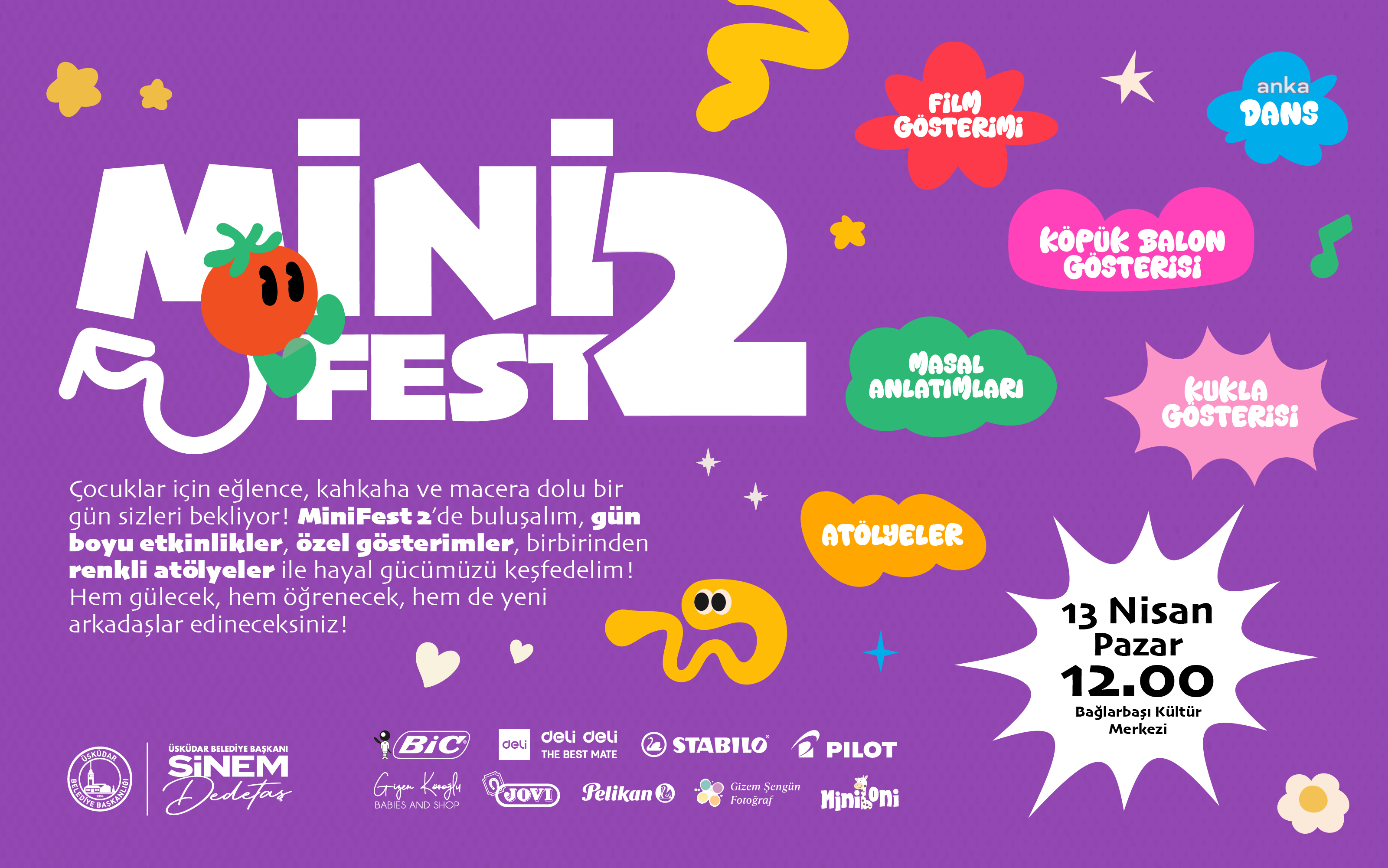 Üsküdar’da “Mini Fest 2” için geri sayım başladı