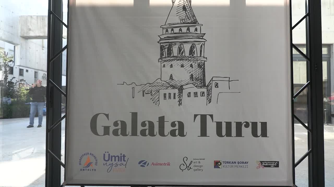Muratpaşa Belediyesi Türkan Şoray Kültür Merkezi, “Galata Turu” sergisine ev sahipliği yapıyor