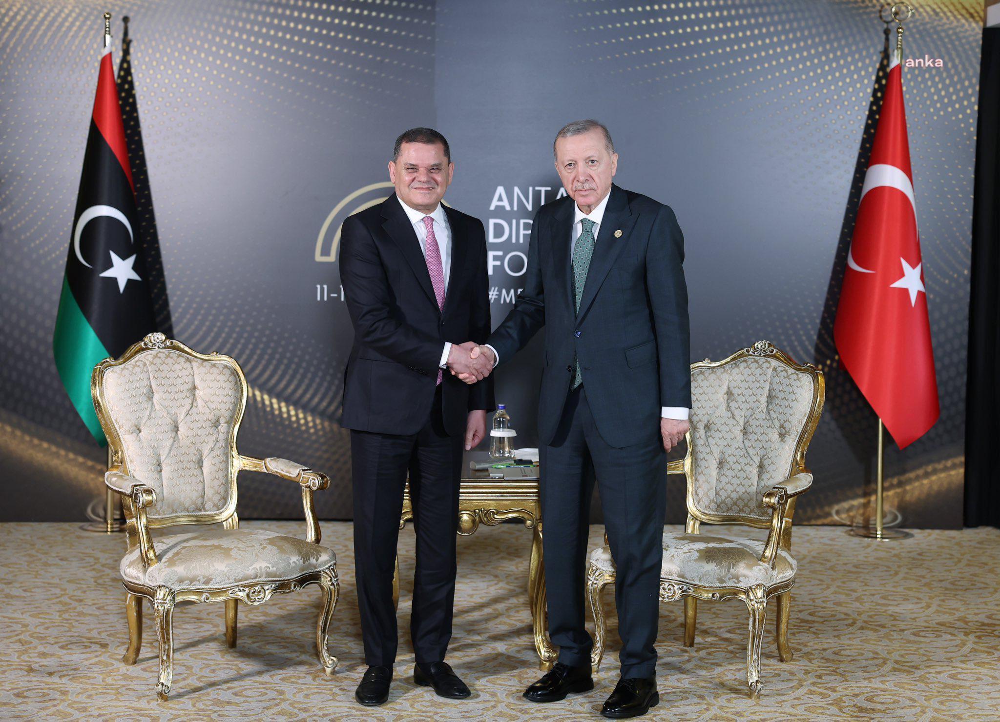 Cumhurbaşkanı Erdoğan, Libya Başbakanı Abdülhamid Dibeybe’yi kabul etti