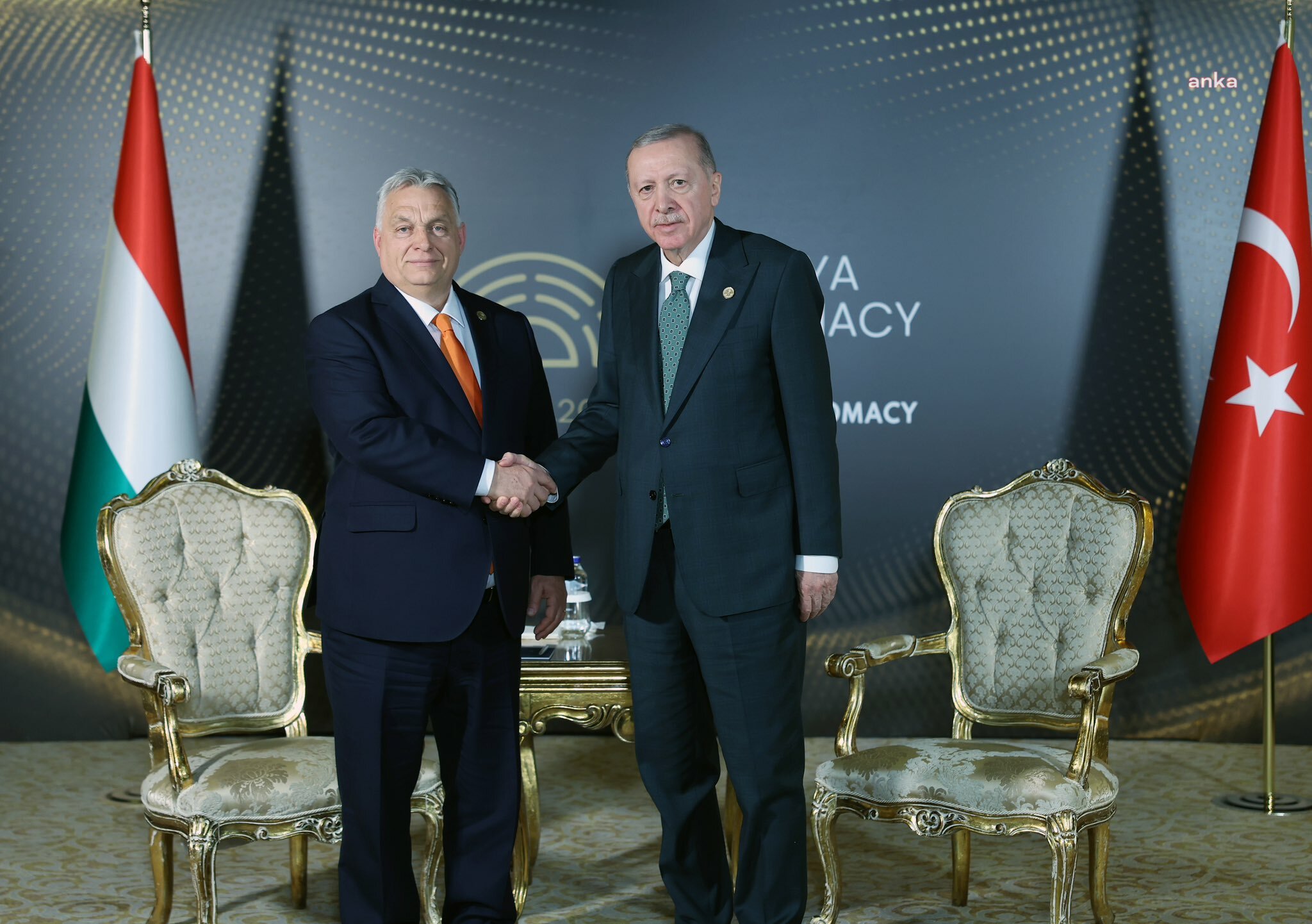 Cumhurbaşkanı Erdoğan, Macaristan, IKBY ve Katar liderleri ile görüştü