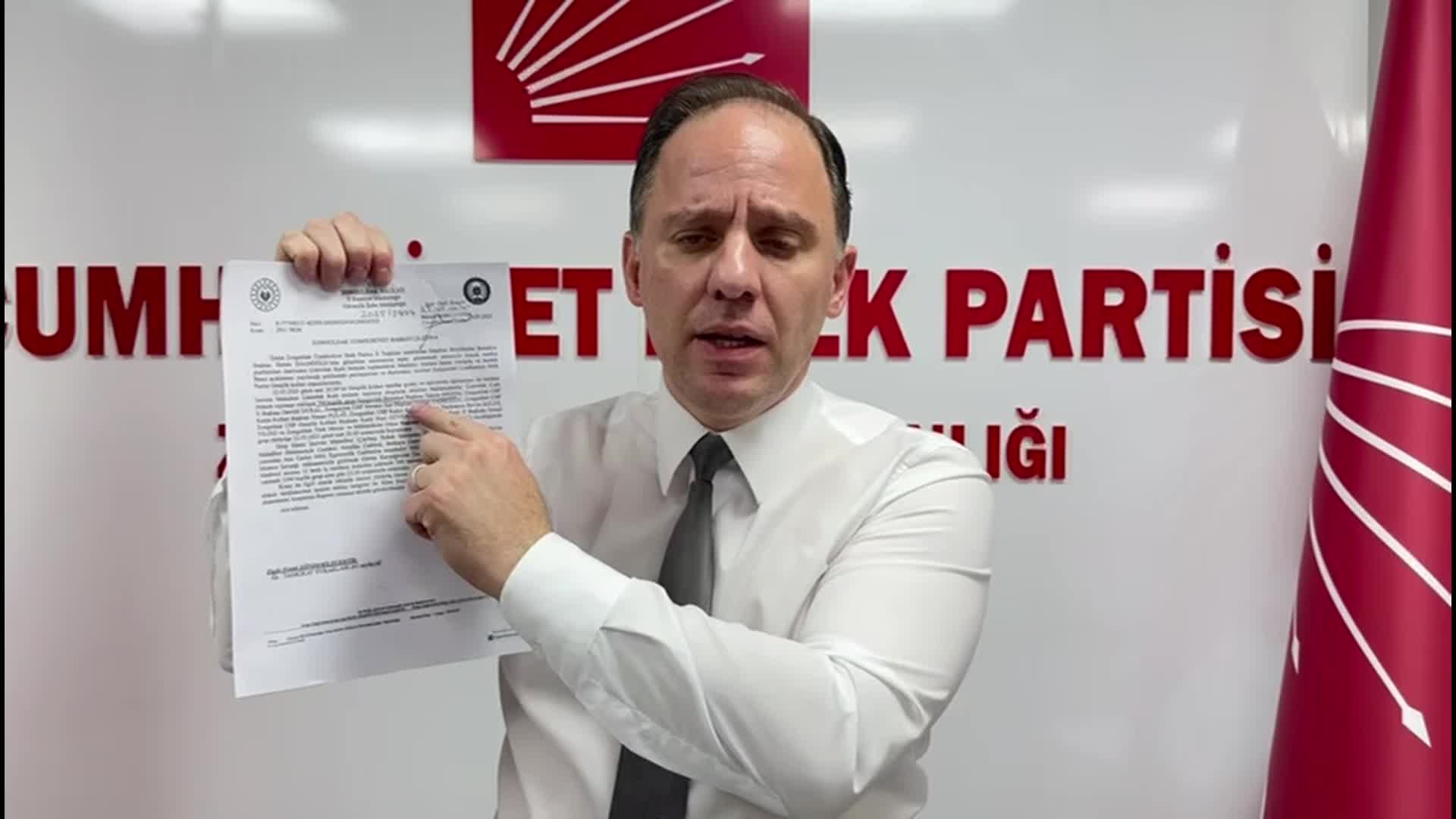 CHP’li Yavuzyılmaz Zonguldak Belediye Başkanı Tahsin Erdem’in ifadeye neden çağırıldığını resmi belgelerle açıkladı