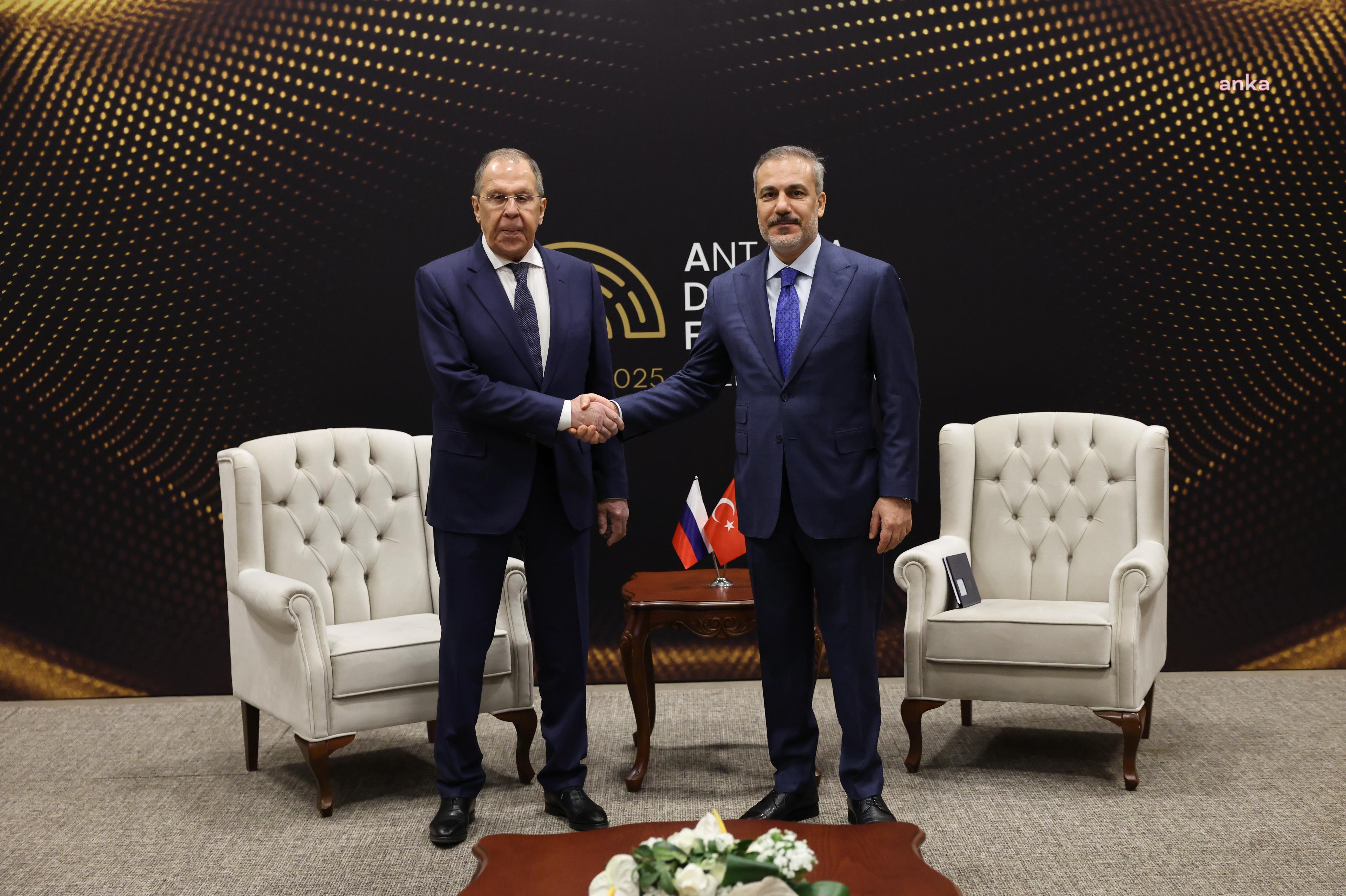 Fidan-Lavrov görüşmesi: ''Rusya-Ukrayna savaşında ateşkes sağlamaya yönelik çabalar görüşüldü''