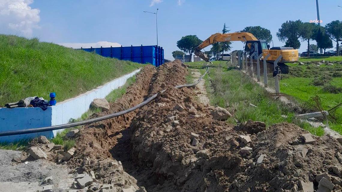 Balıkesir Büyükşehir Belediyesi’ne bağlı BASKİ’den Ayvalık’a yeni içme suyu hattı