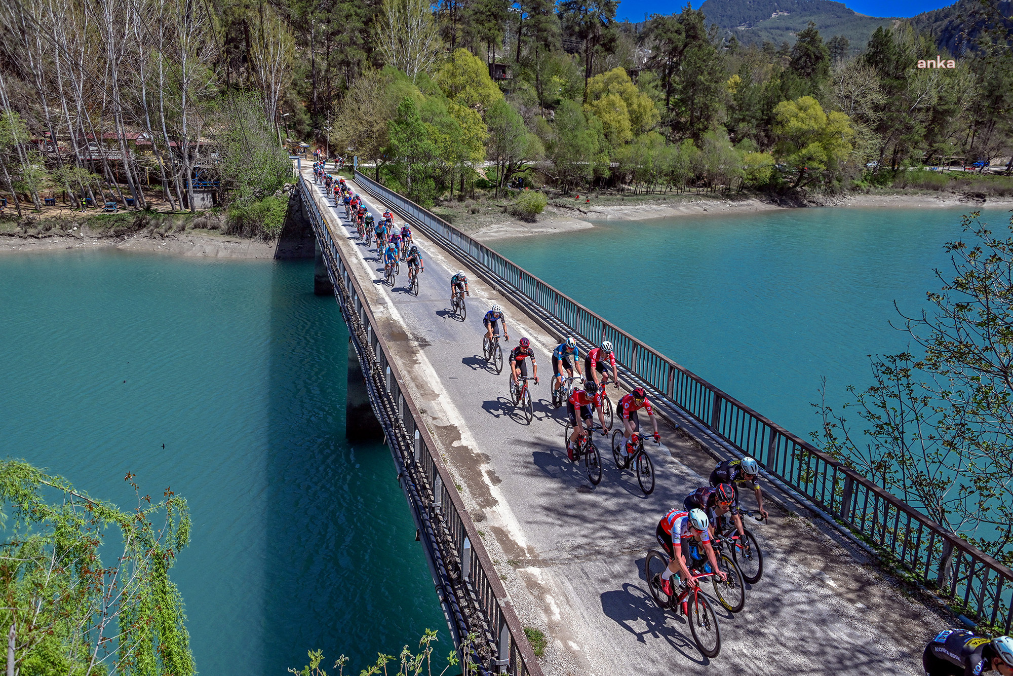 "7. Uluslararası Tour of Mersin" bisiklet yarışında üçüncü ve en zor etap geride kaldı