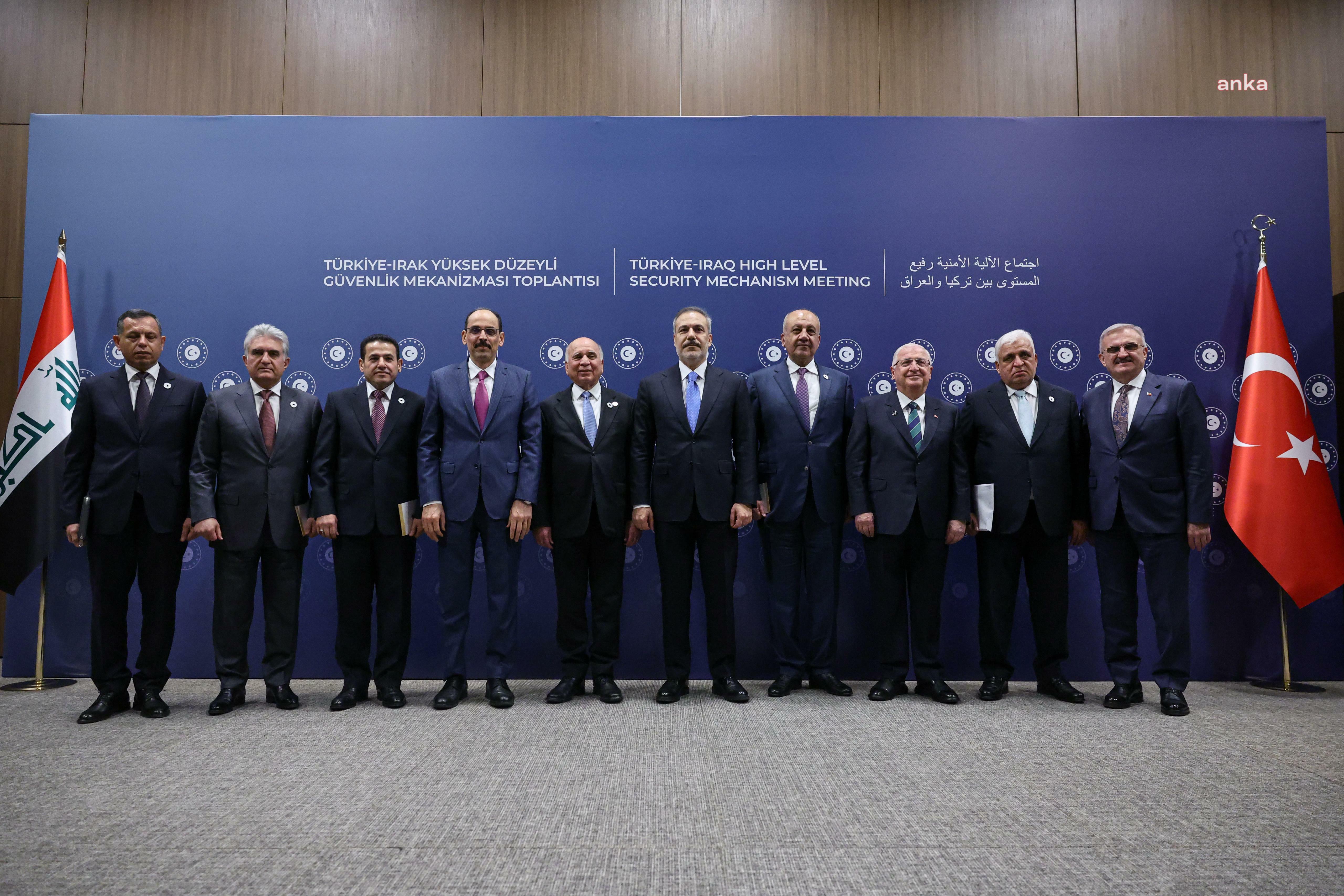 Türkiye-Irak Yüksek Düzeyli Güvenlik Mekanizması Toplantısı Ortak Bildirisi: Öcalan'ın çağrısının uygulanmasının öneminin altı çizildi
