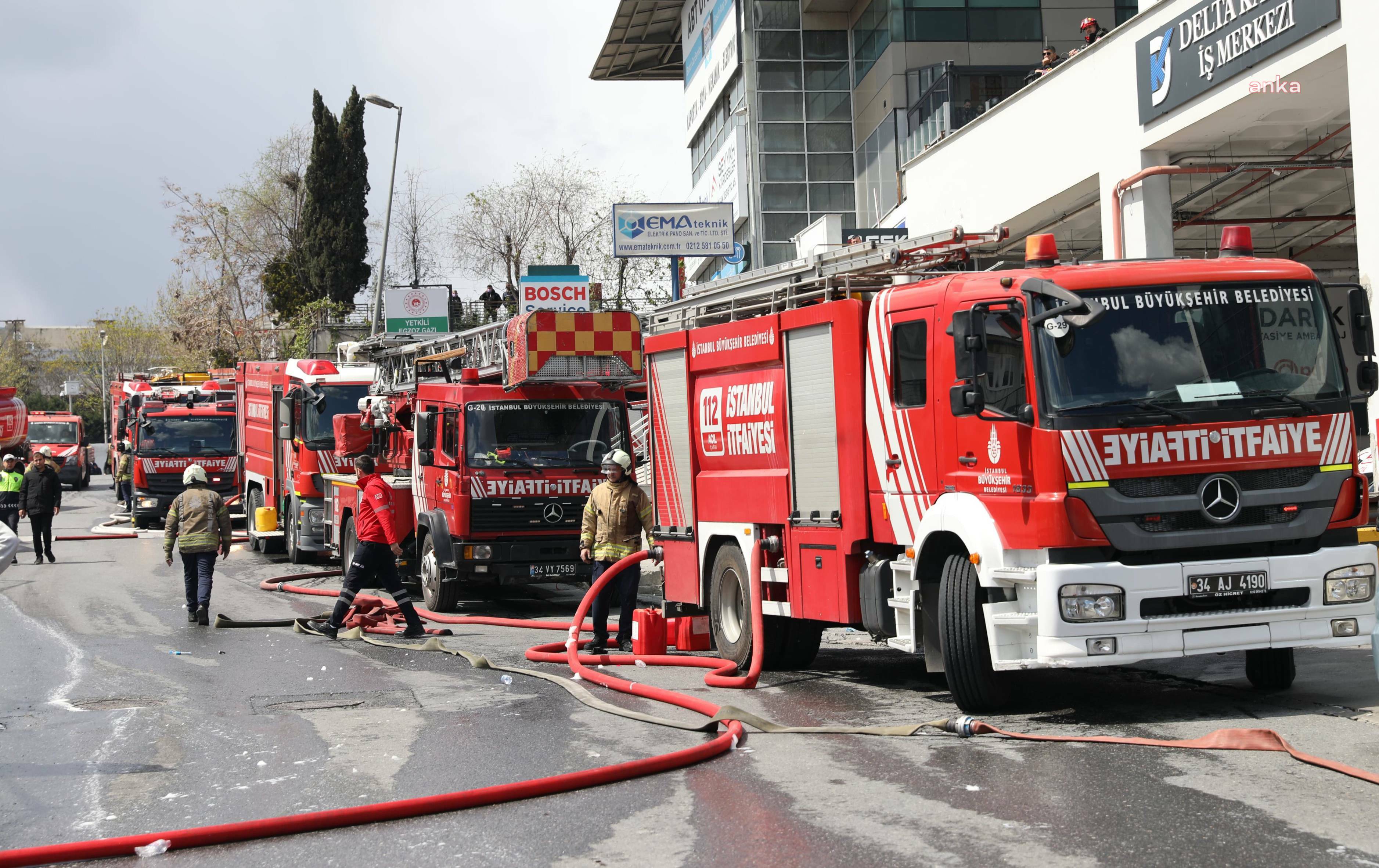 İstanbul İtfaiyesi 2025'in ilk çeyreğinde 29 bin 554 olaya müdahale etti
