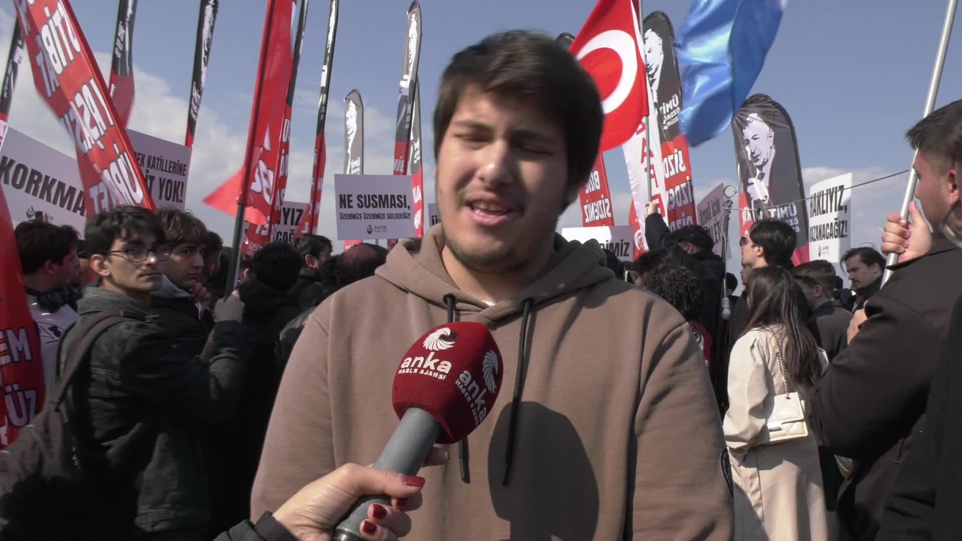 Zafer Partili genç gözaltında ve cezaevinde yaşadıklarını ANKA'ya anlattı: Ters kelepçeyle beklettiler otobüs içerisinde. Kollarımızı hissetmemeye başladık