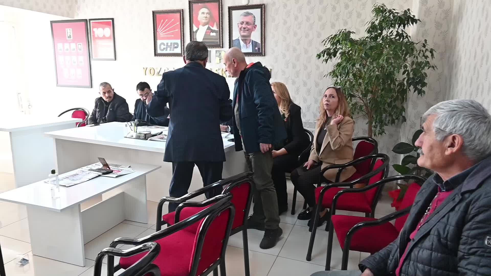 Yozgat’ta CHP tarafından yapılacak çiftçi mitingi için hazırlıklar devam ediyor